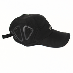 JET BLACK AERO-TRI PARACHUTE CAP