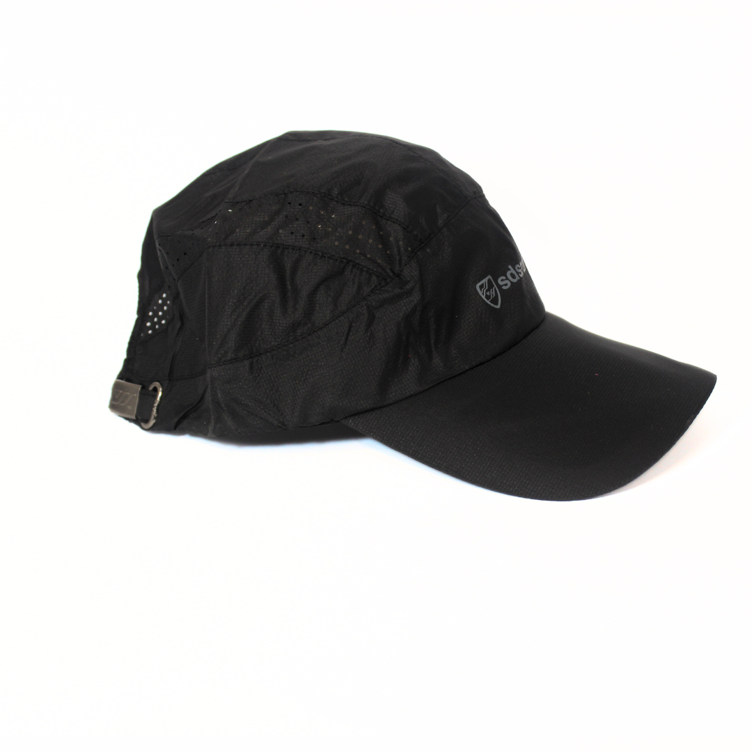 JET BLACK TEXA-FLOW PARACHUTE CAP