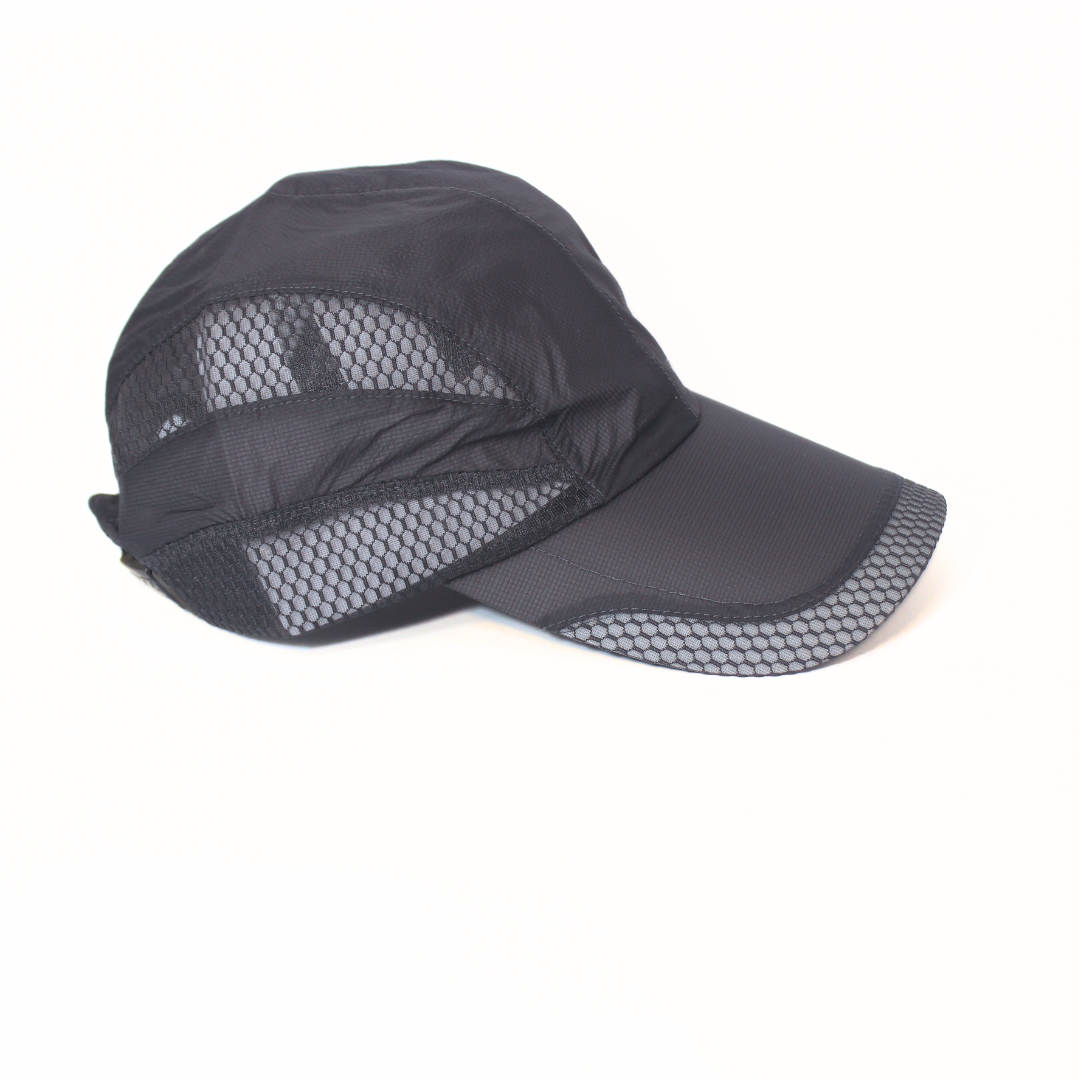 IRON GREY MESH-CORE PARACHUTE CAP