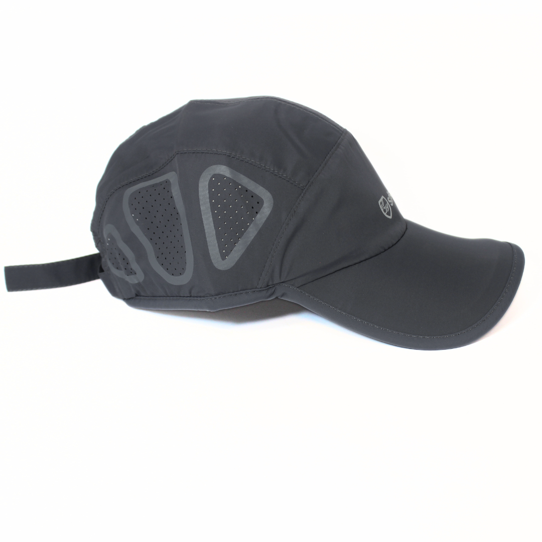 CHARCOAL GREY AERO-TRI PARACHUTE CAP