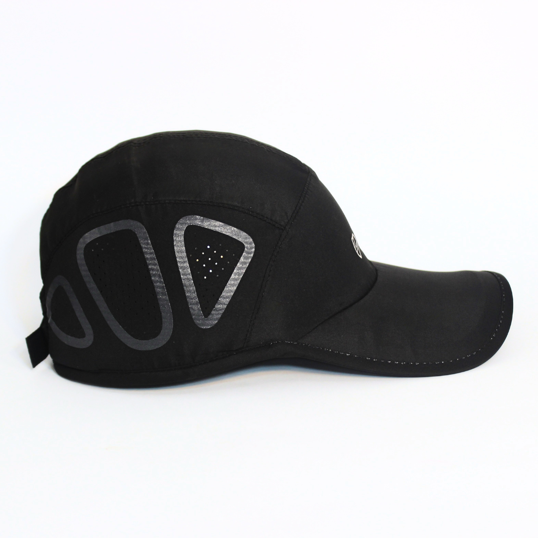 JET BLACK AERO-TRI PARACHUTE CAP