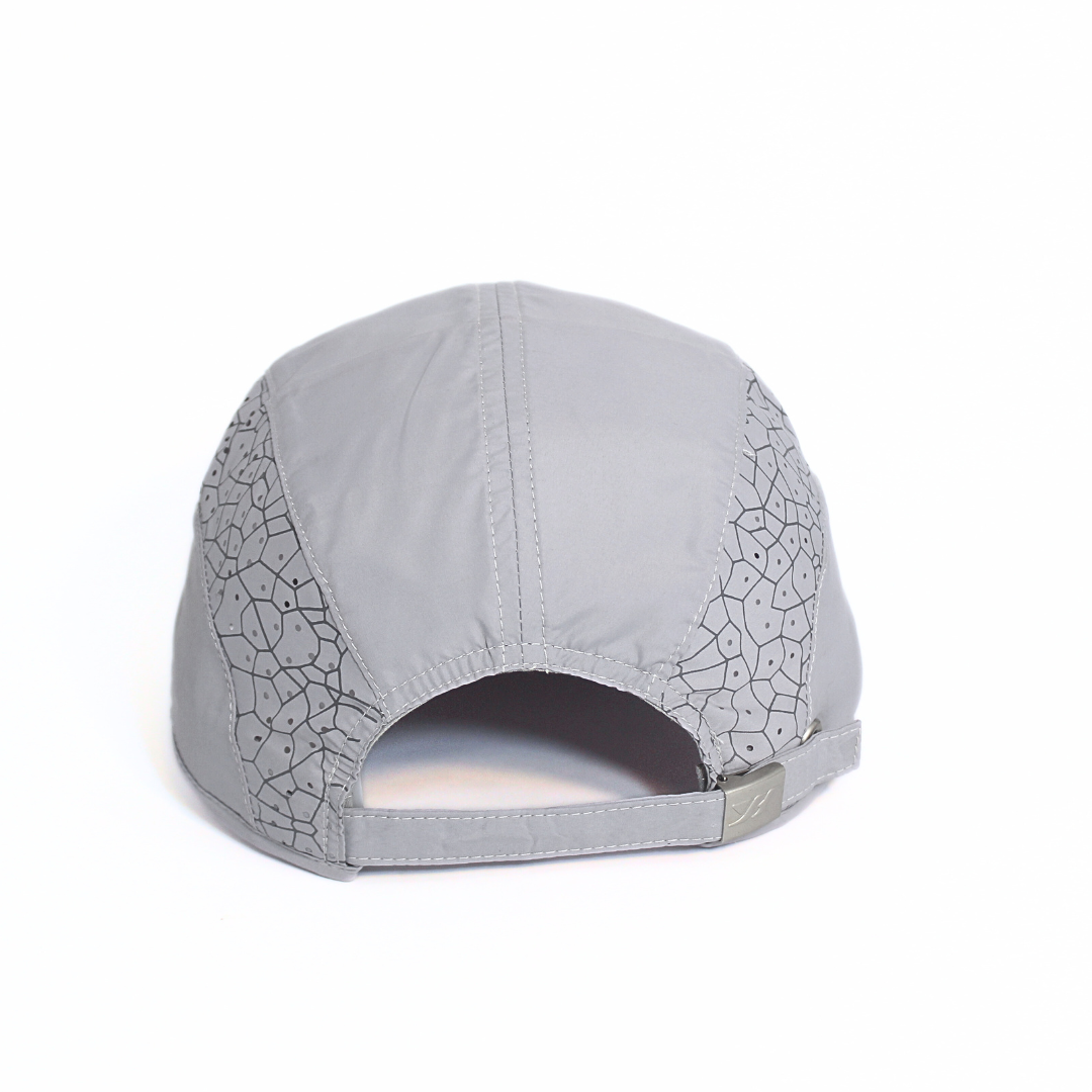 SILVER GREY VENTURA-MOSAIC PARACHUTE CAP