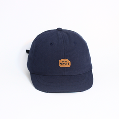 SHORT BRIM BLUE BASEBALL CAP