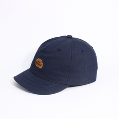 SHORT BRIM BLUE BASEBALL CAP