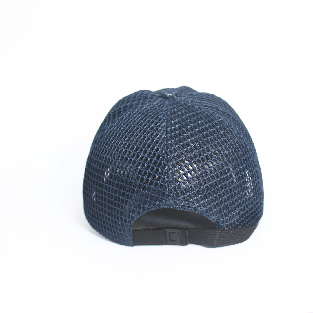 BLUE MESH LINK BASEBALL CAP