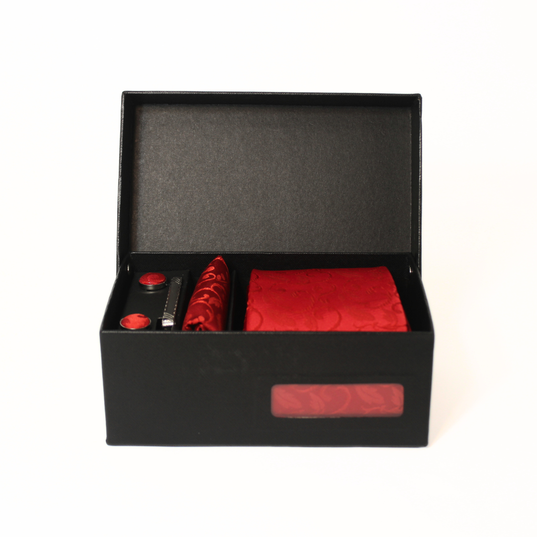 THE BRIDAL RED FLORAL COMBO BOX