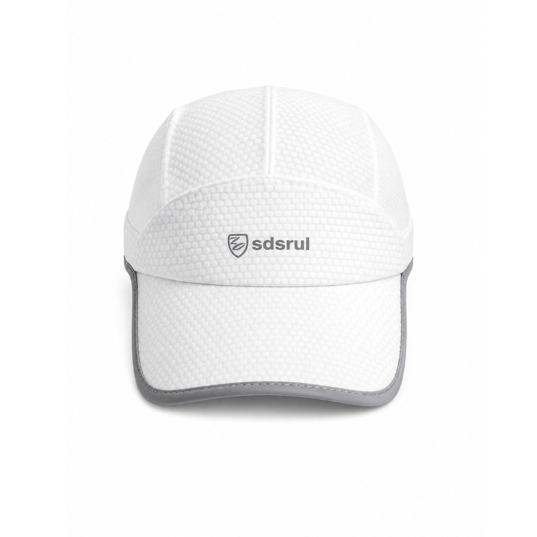 WHITE AERO MESH PERFORMANCE CAP