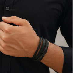 CODE BLACK BRACELET SET