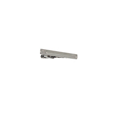 CHARCOAL MINI CARVED EDGE TIE CLIP