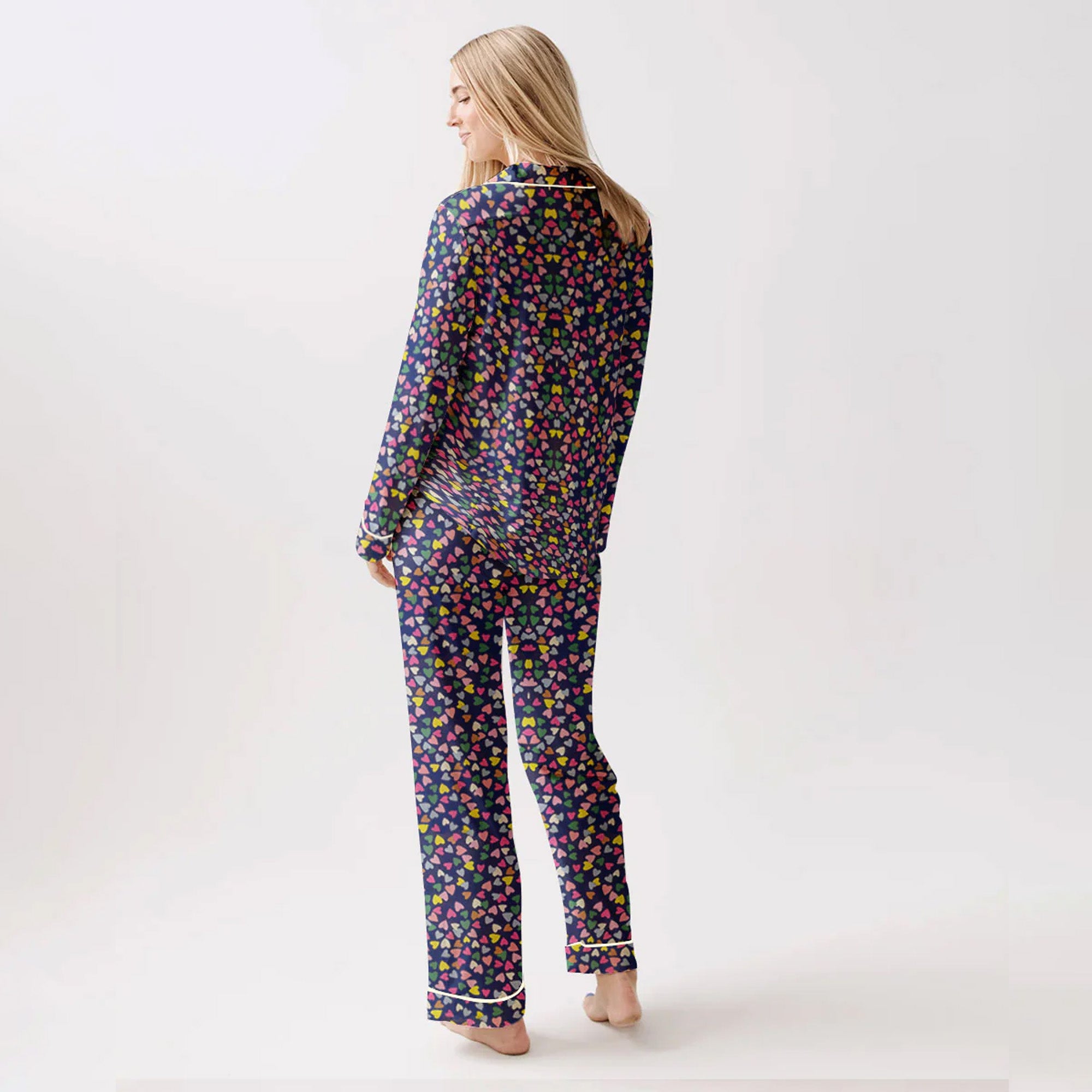 HEART SPRINKLES LINNEN NIGHT WEAR