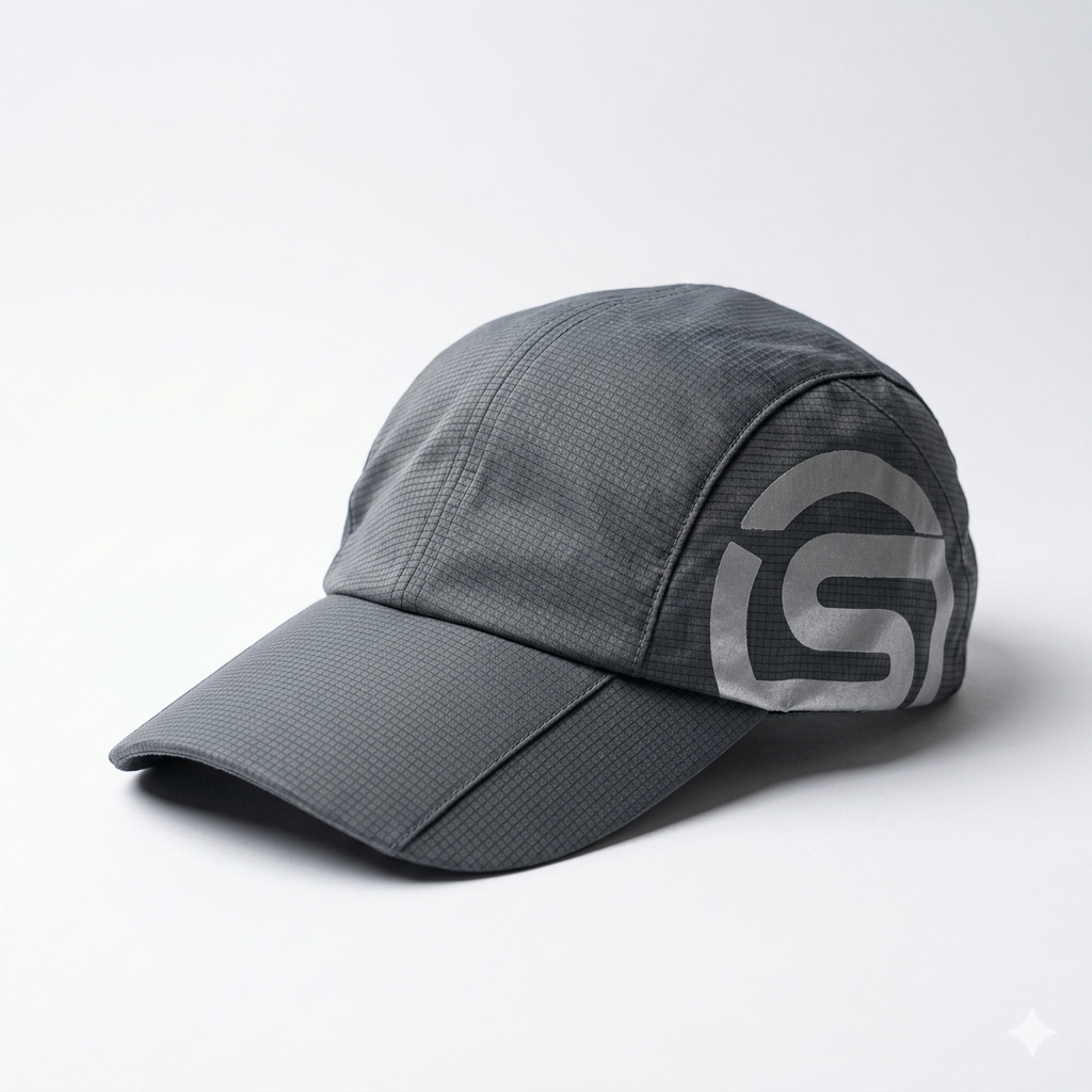 CHARCOAL FLOWGRID PARACHUTE CAP