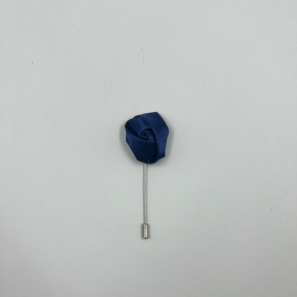INK BLUE FLORAL LAPEL PIN