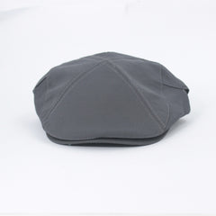 CHARCOAL GREY IVY BERET CABBIE CAP