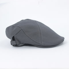 CHARCOAL GREY IVY BERET CABBIE CAP