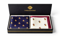 THE POLO STANDARD SILK POCKET SQUARES VALUE SET