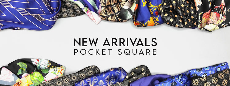 New Arrivals Pocket Square Banner