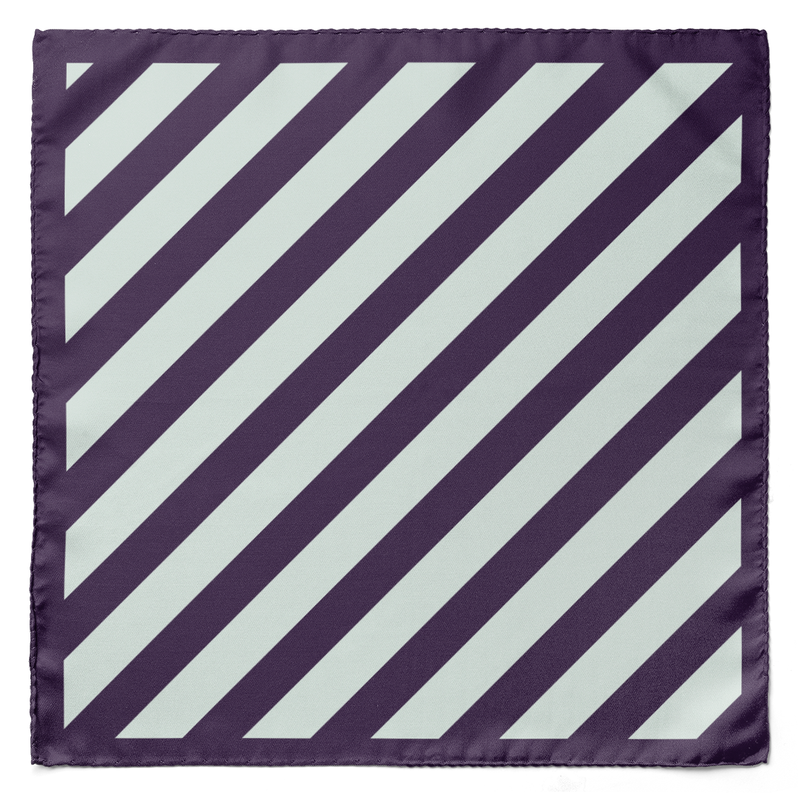 CLASSIC SILVER AND PURPLE TIE AND POCKET SQUARE SET
