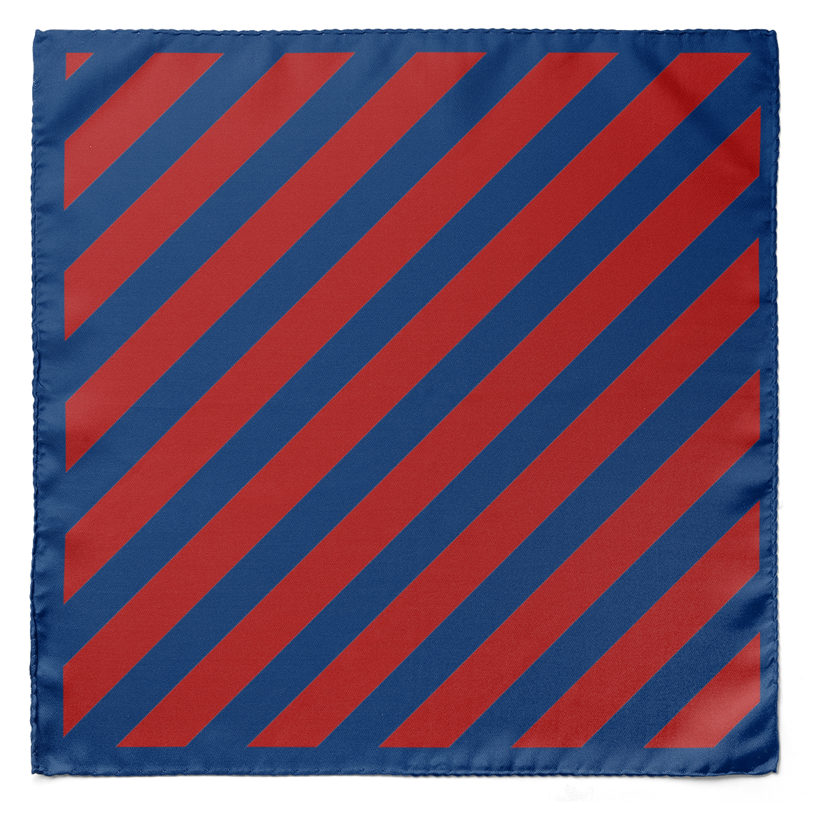 CLASSIC RED AND BLUE TIE AND POCKET SQUARE SET
