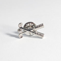 GOLFER'S SILVER BROOCH