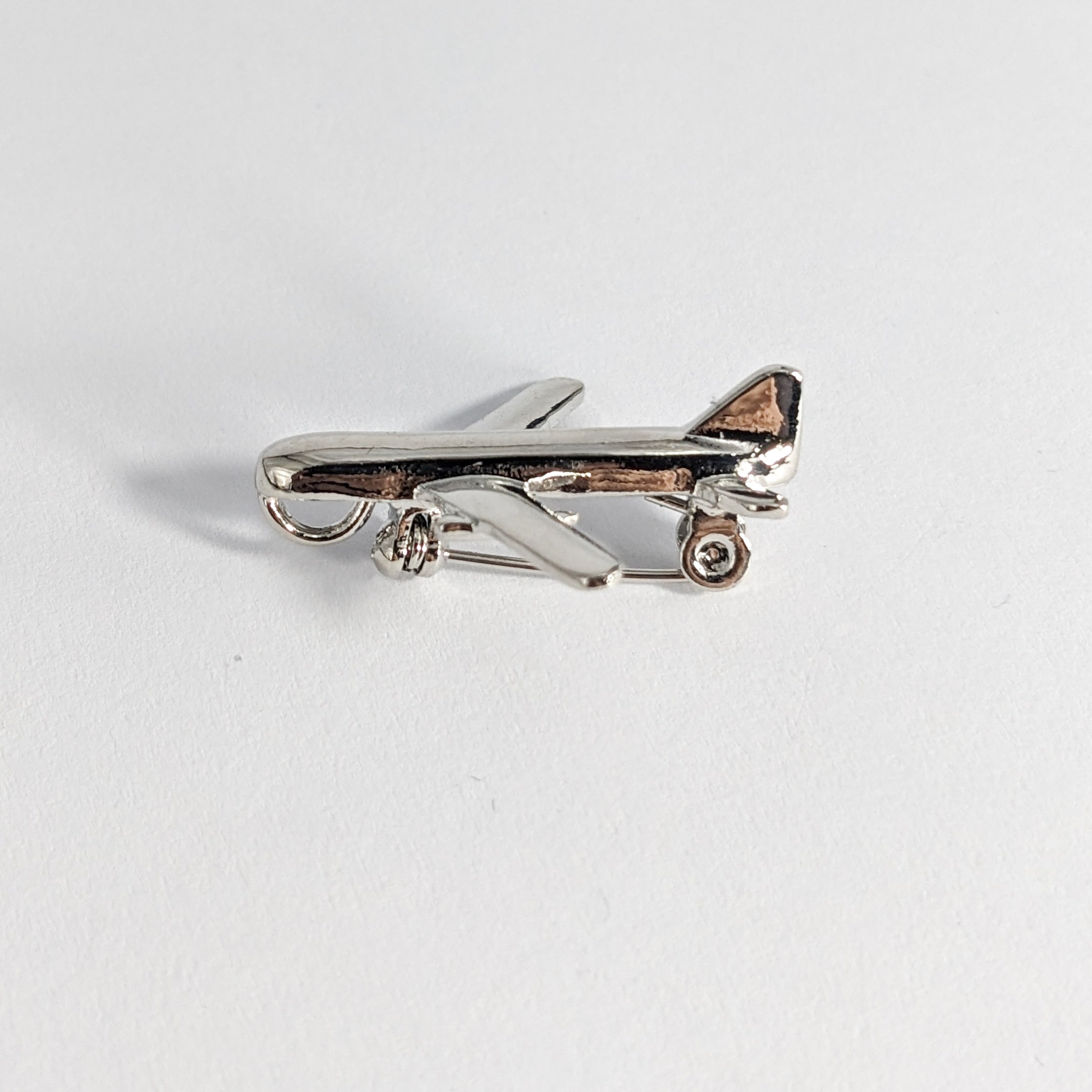 SILVER AVIATOR'S BROOCH