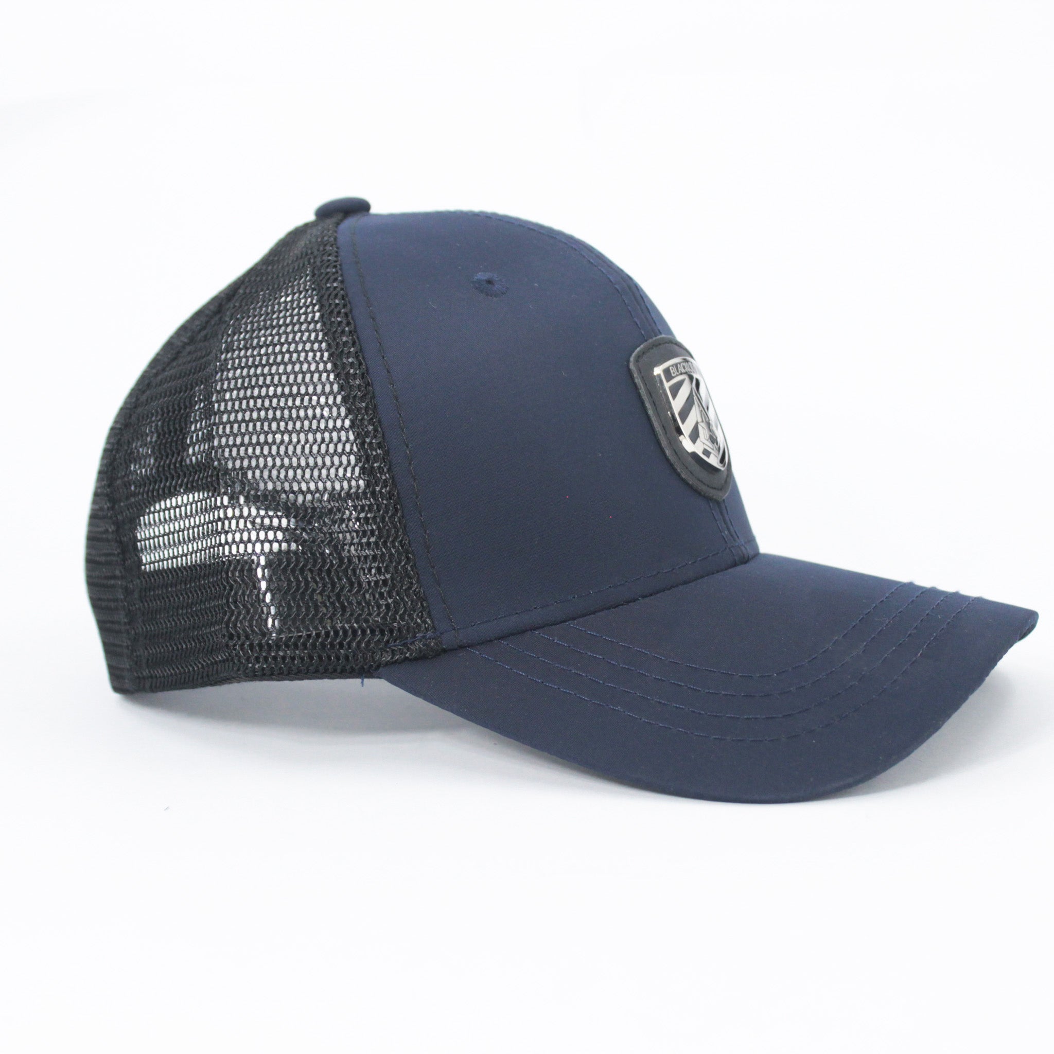 MIDNIGHT BLUE BLACKOUT TRUCKER CAP