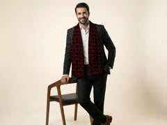 Midnight Caravan — Dual-Sided Scarf & Pocket Squares Set