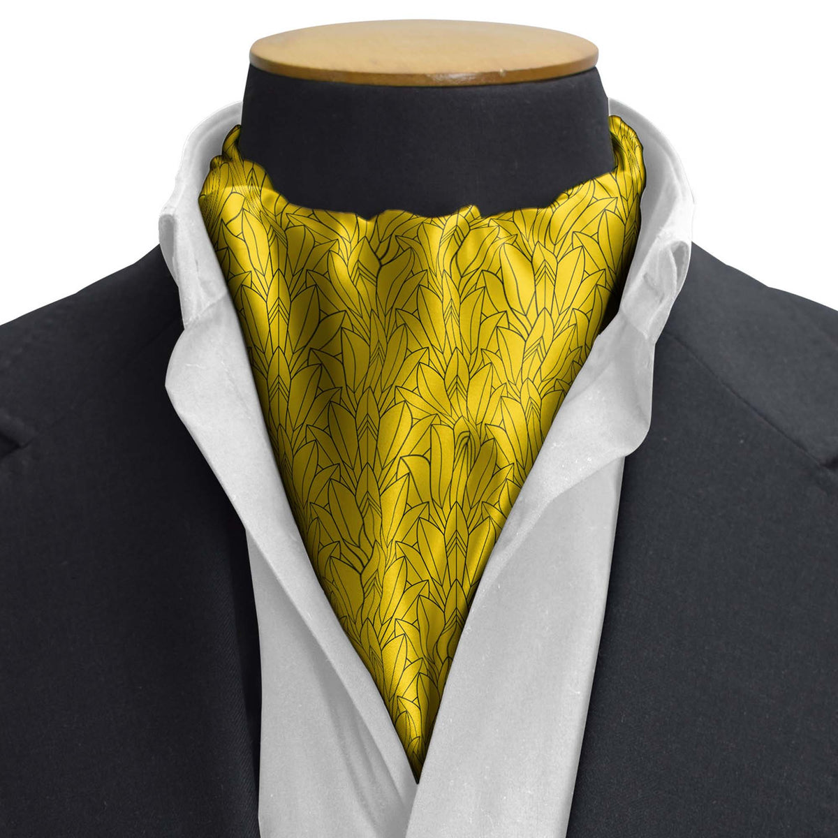 SUNNY FOLIAGE SILK CRAVAT