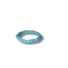 AQUAMARINE DREAM BEADED BRACELET