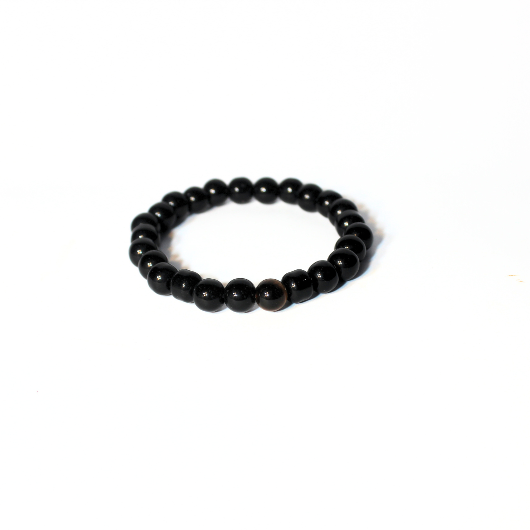 DARK NIGHT BEADED BRACELET