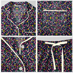 HEART SPRINKLES LINNEN NIGHT WEAR