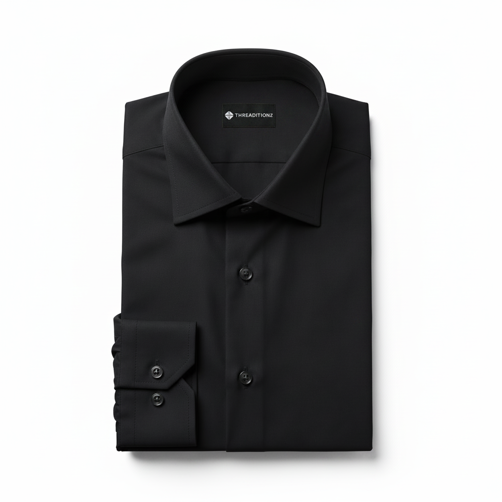 Black Dress Shirt - Corrected Tag