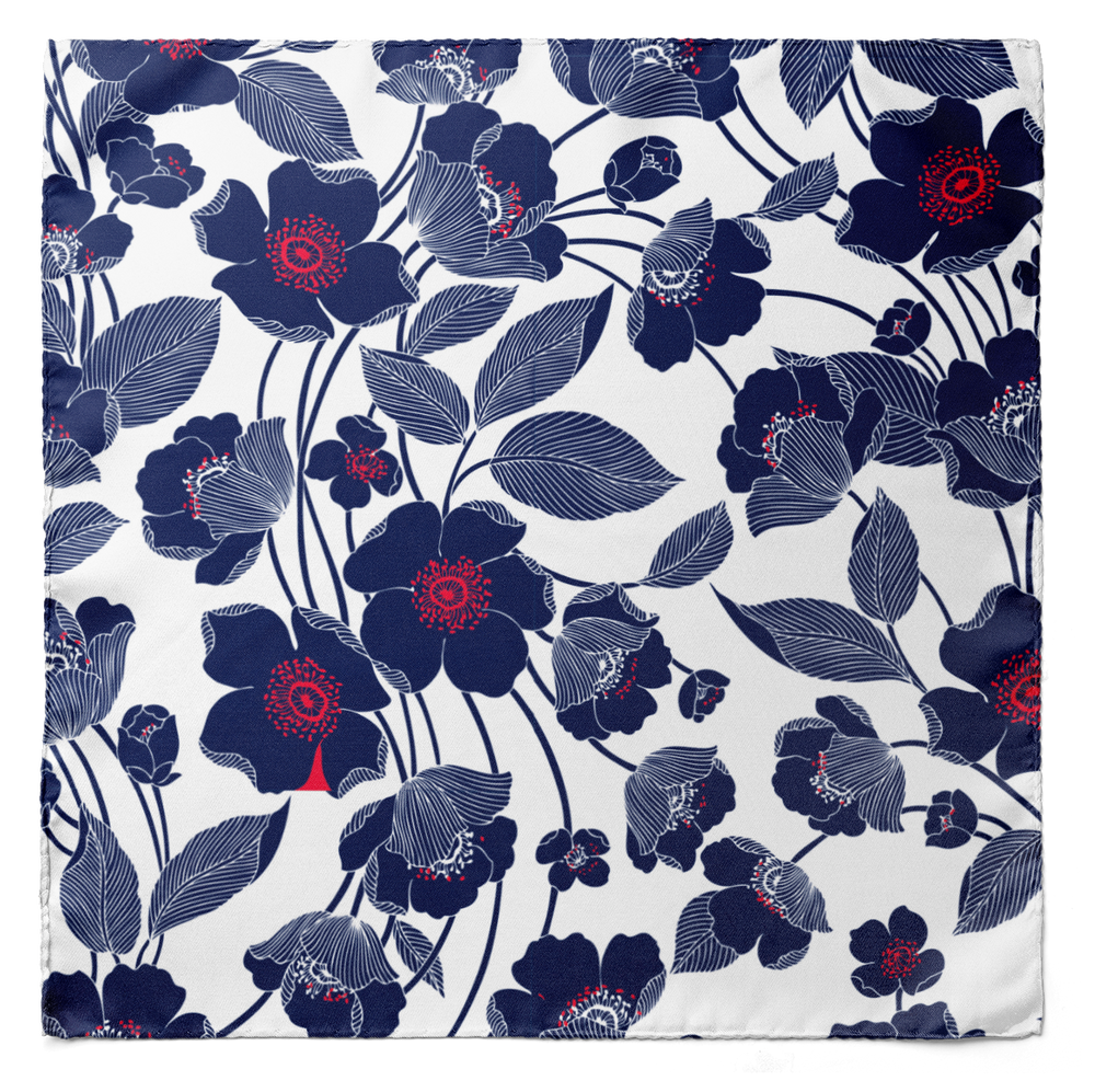 W21-BRF1 SILK SCARF & POCKET SQUARE SET