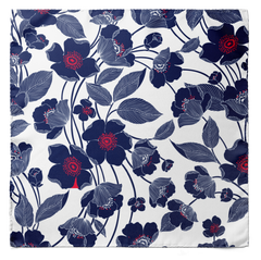 W21-BRF1 SILK SCARF & POCKET SQUARE SET
