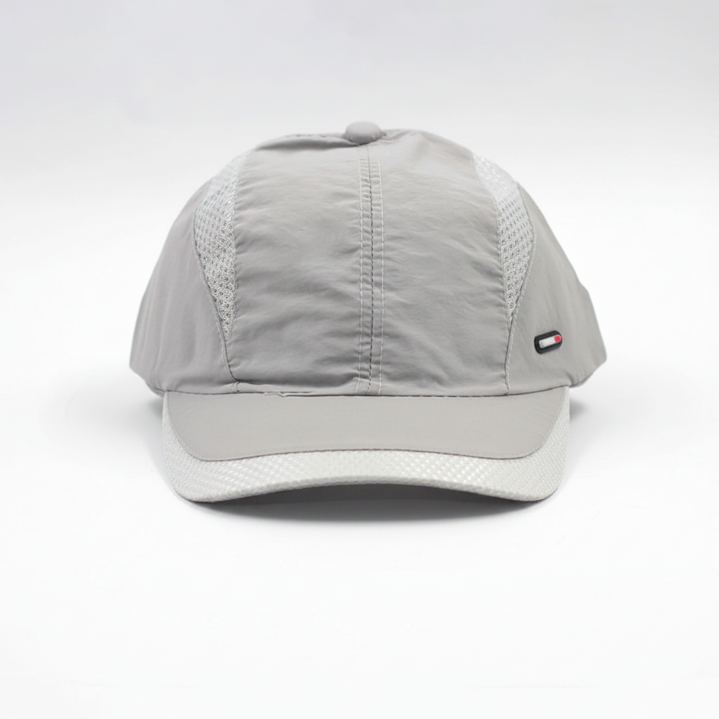 Cloudy Grey Sports Cap - Enhanced