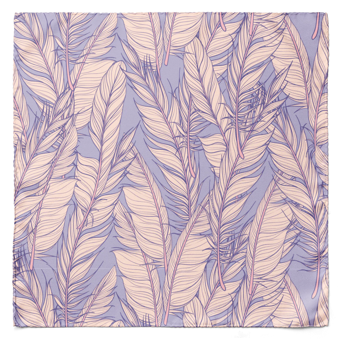 W21- FLAMINGO SILK CRAVAT