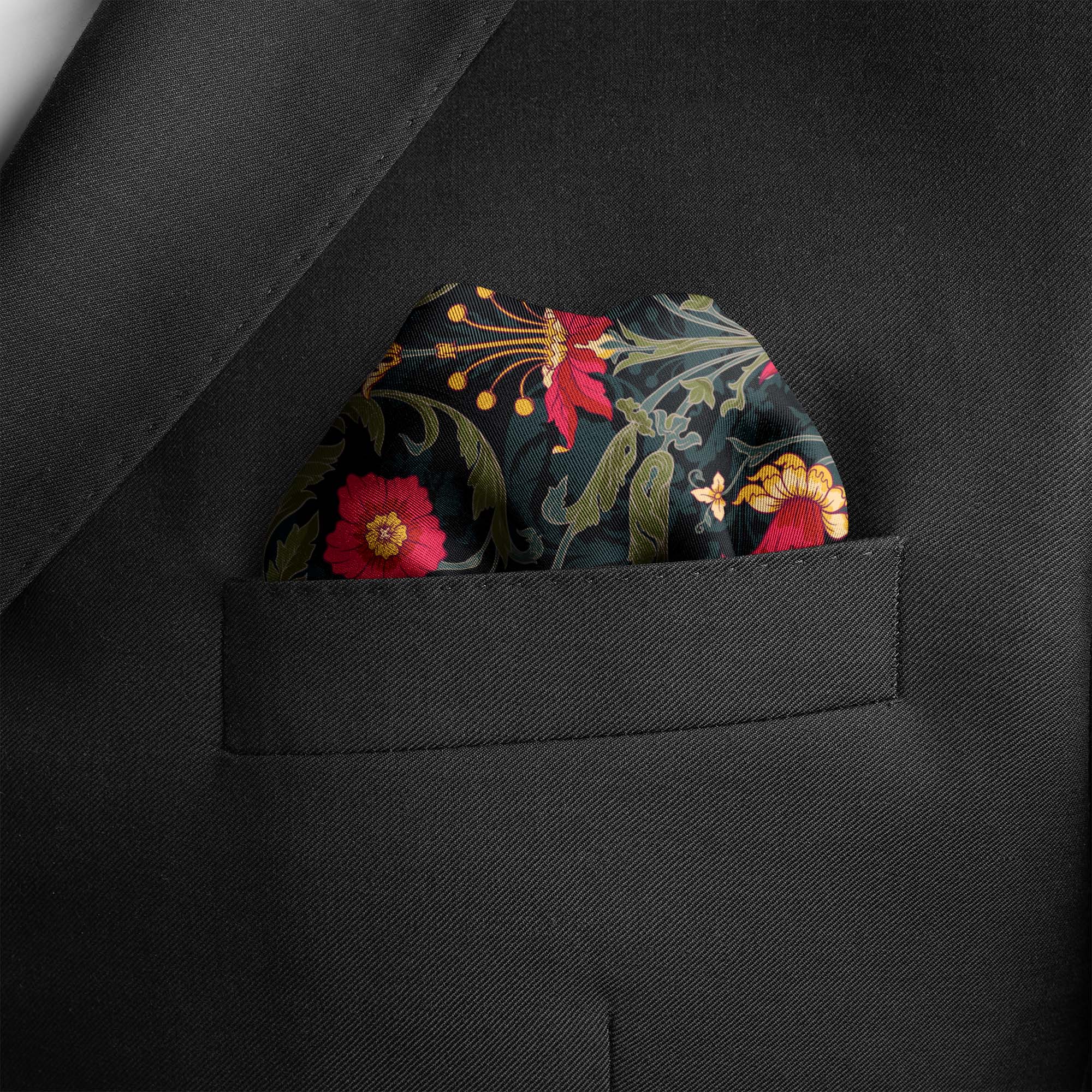 GULMOHAR SILK POCKET SQUARE03