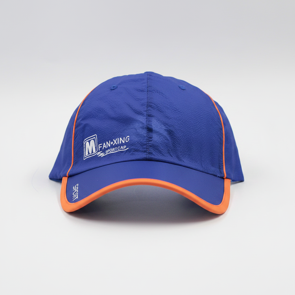 Ink Blue Parachute Pro Sports Cap - Front View
