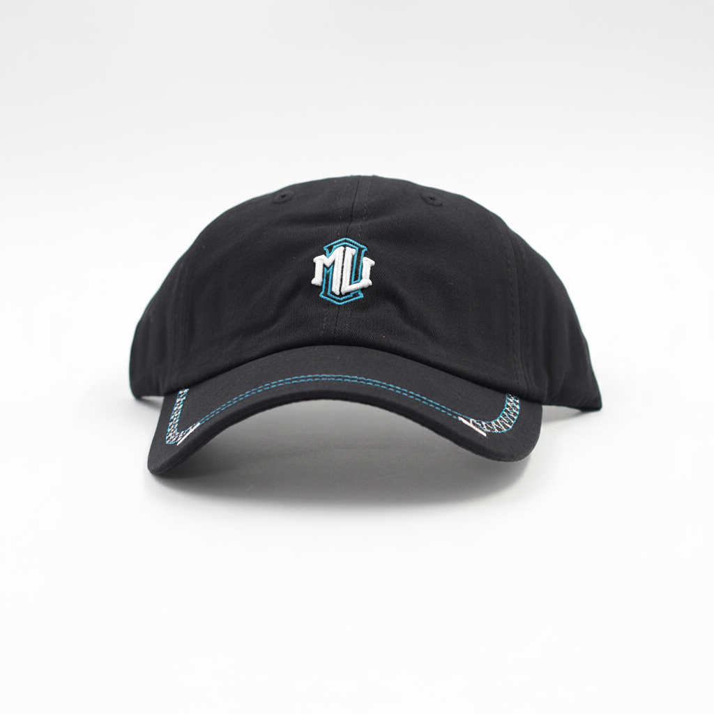 MU Emblem Coal Black Cap - Enhanced