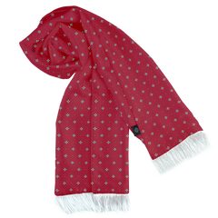 OXFORD MAROON SILK MEN SCARF