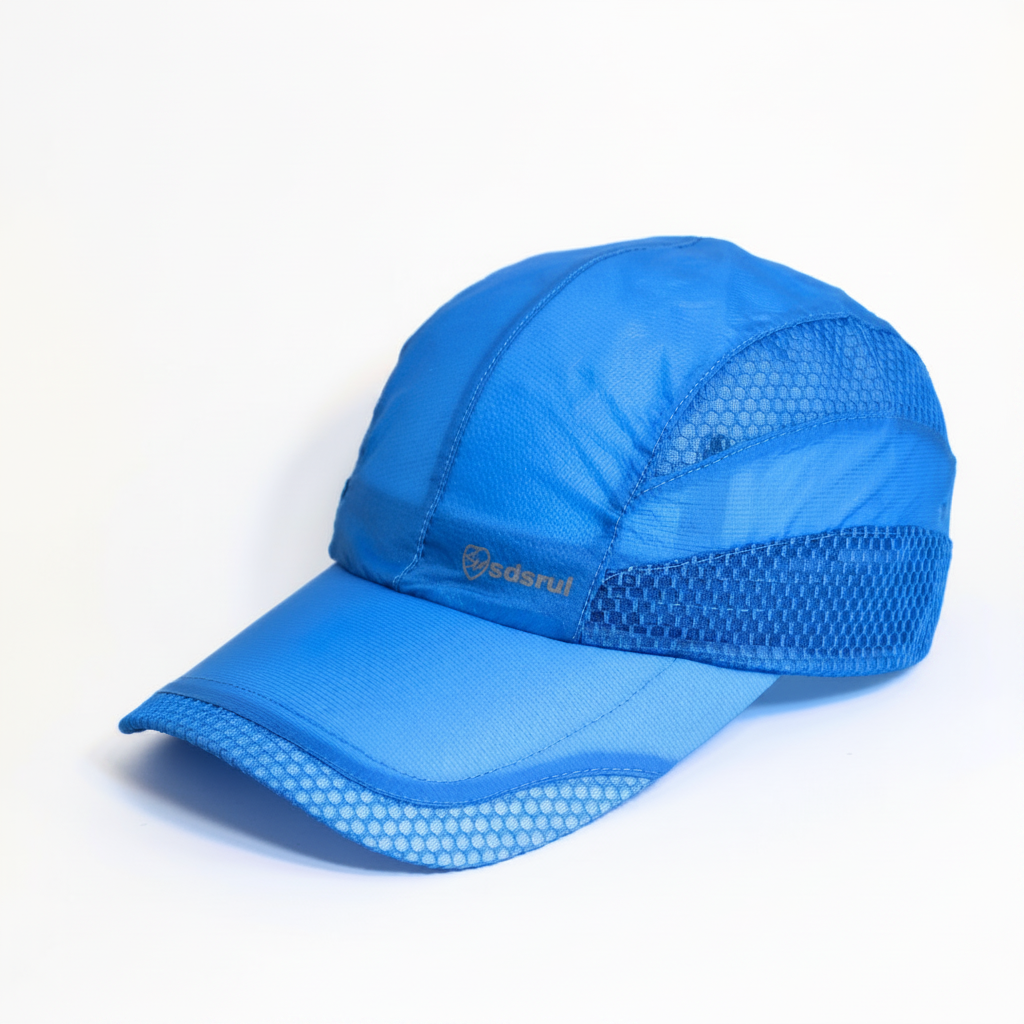 Ocean Blue Mesh-Core Parachute Cap - Enhanced