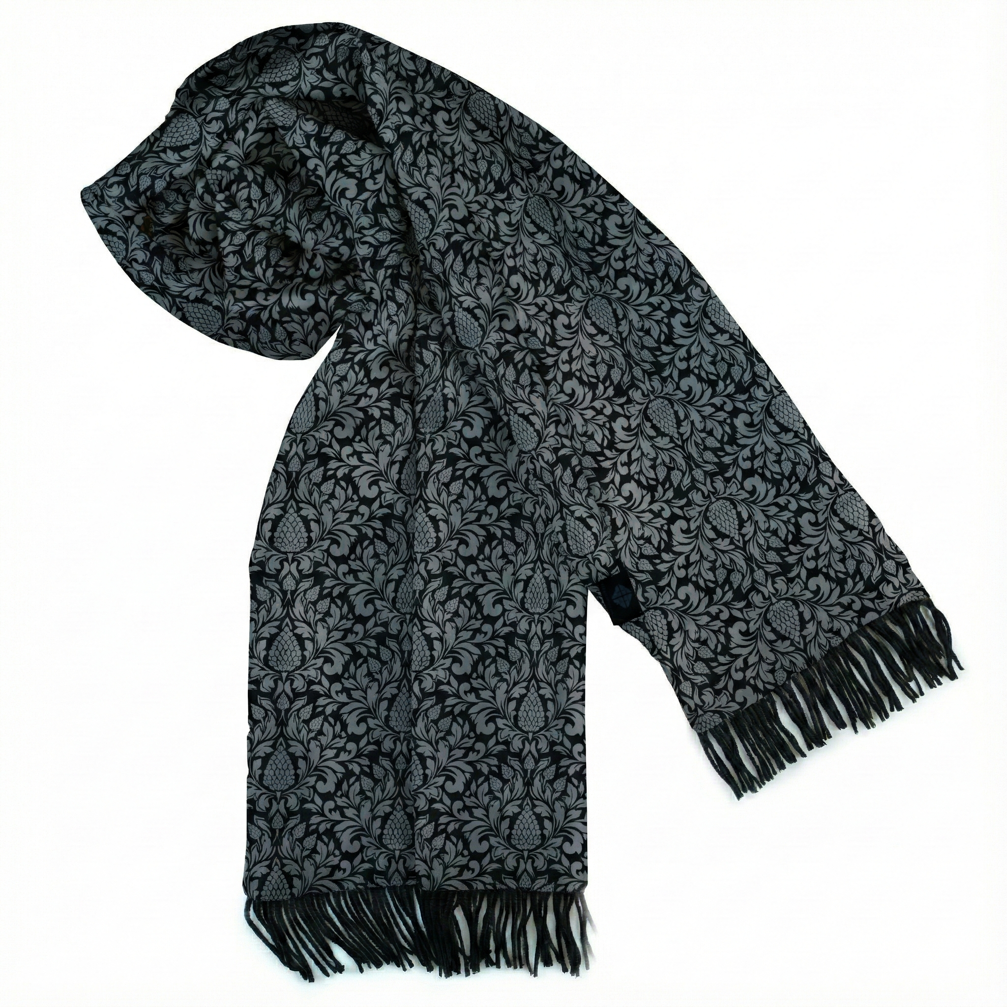 THE DARK VINTAGE SILK MEN SCARF