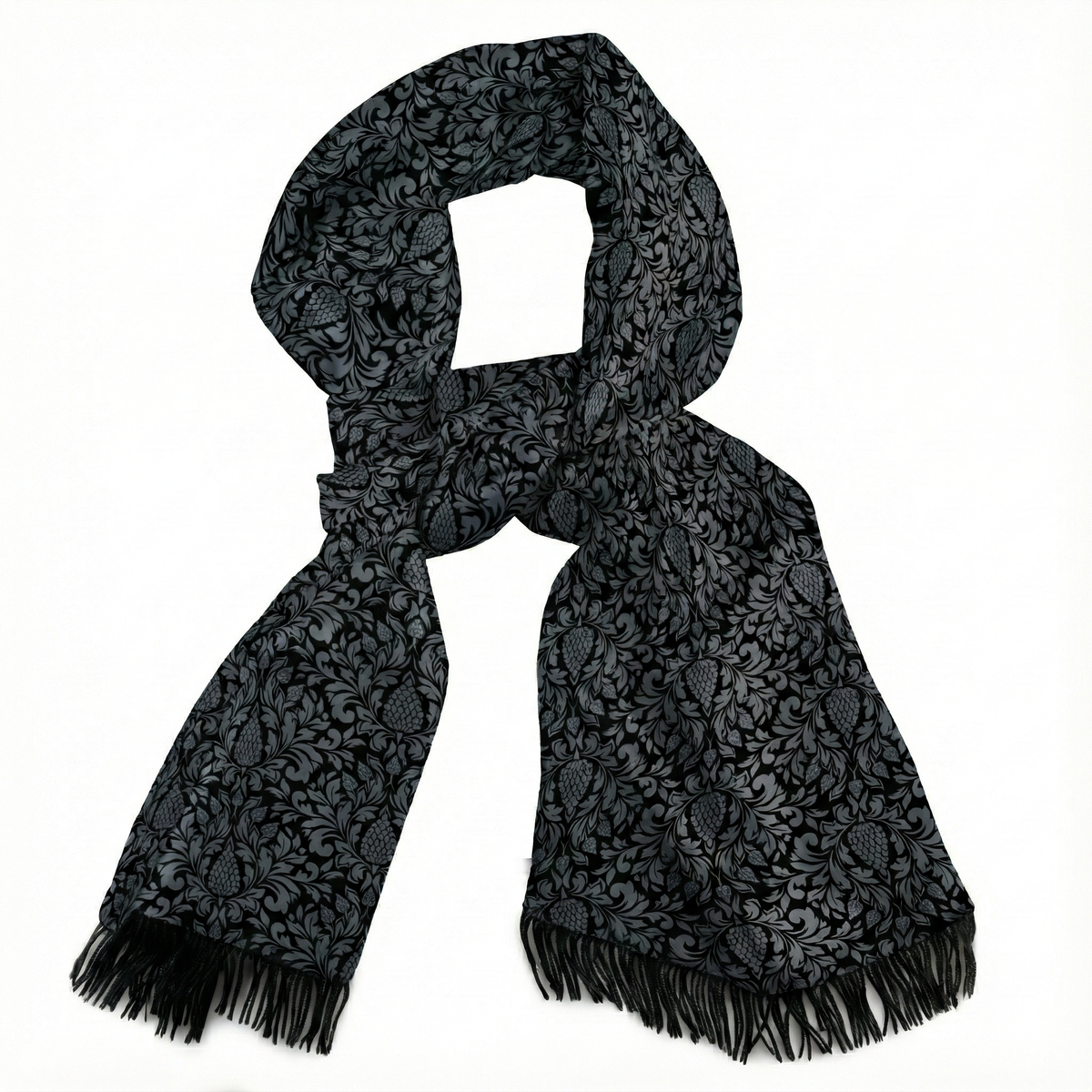 THE DARK VINTAGE SILK MEN SCARF