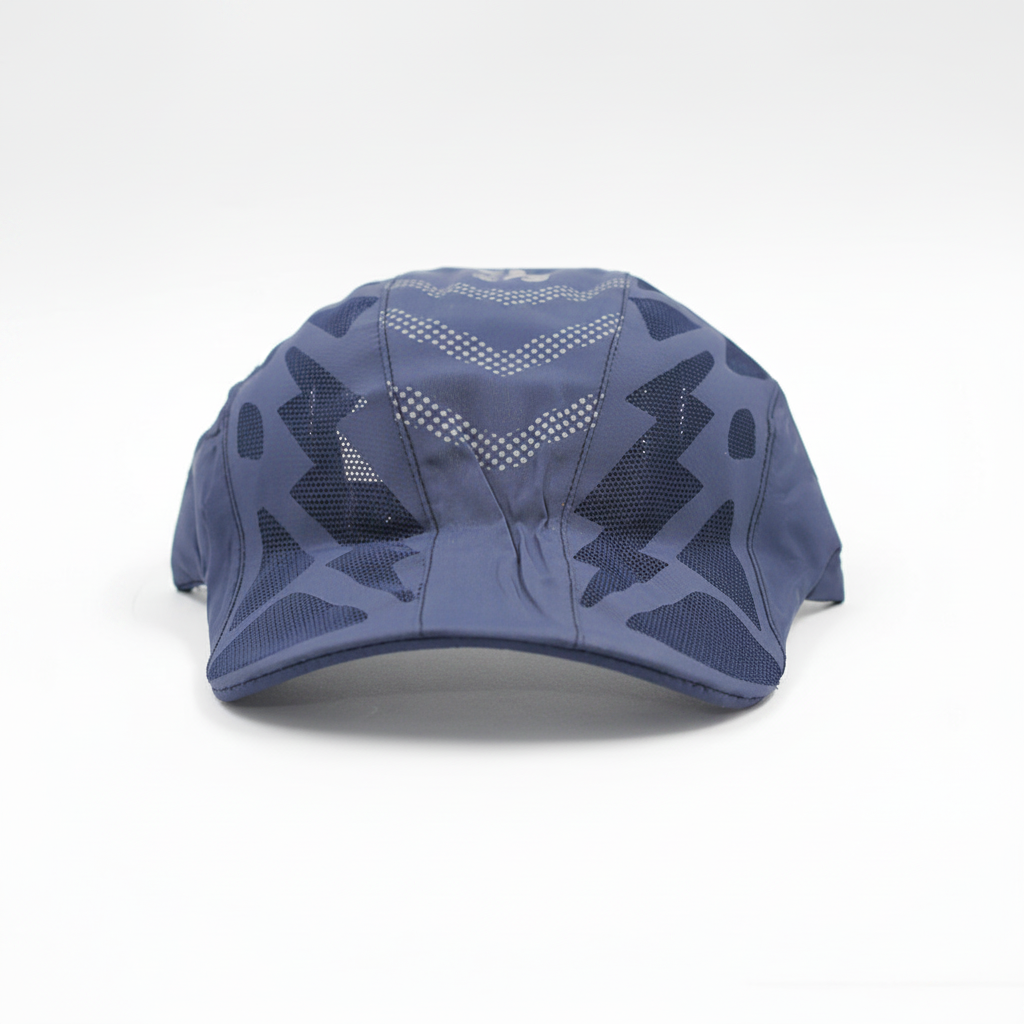 Royal Blue Sports Flat Cap - Enhanced