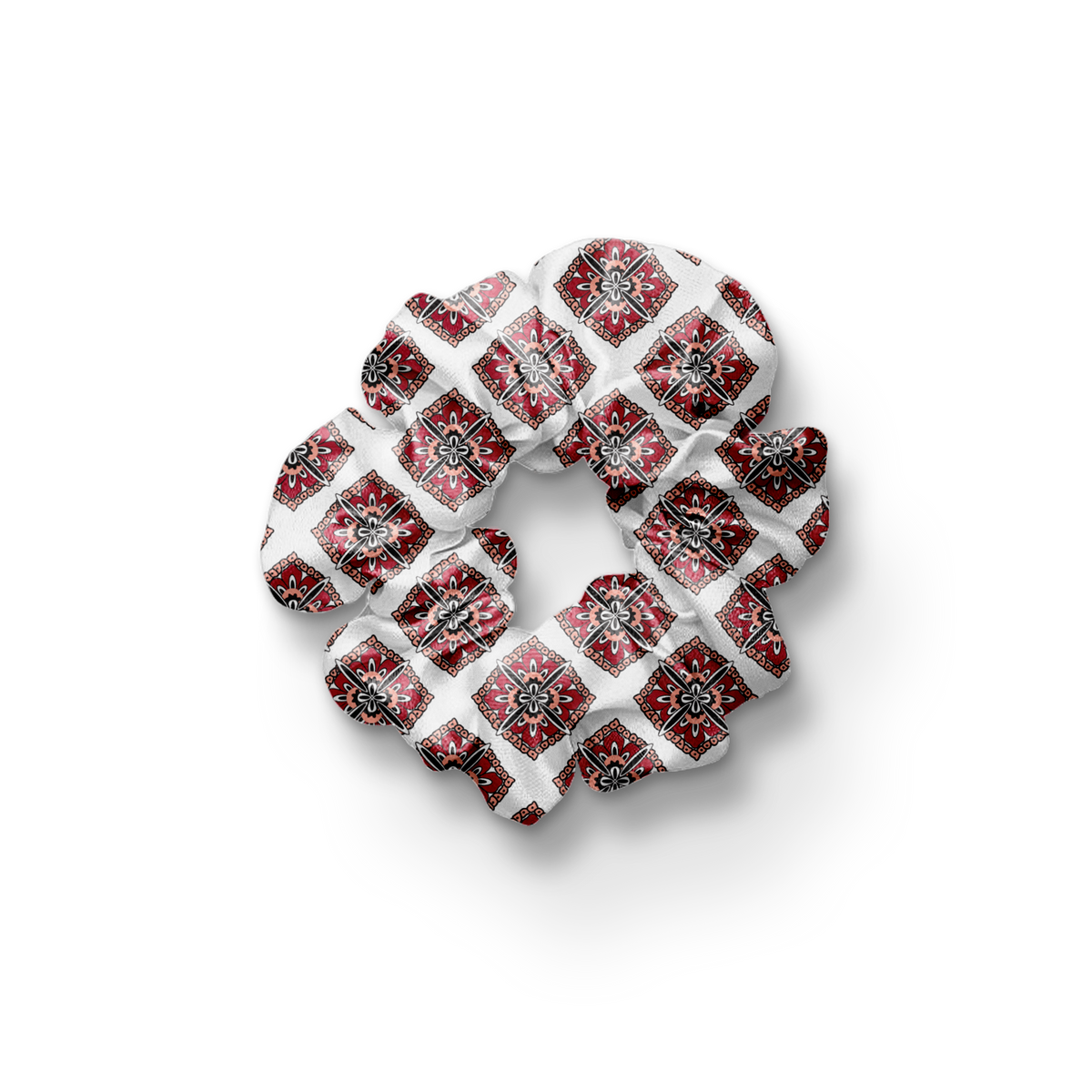 SWISS AJRAK SILK SCRUNCHIE