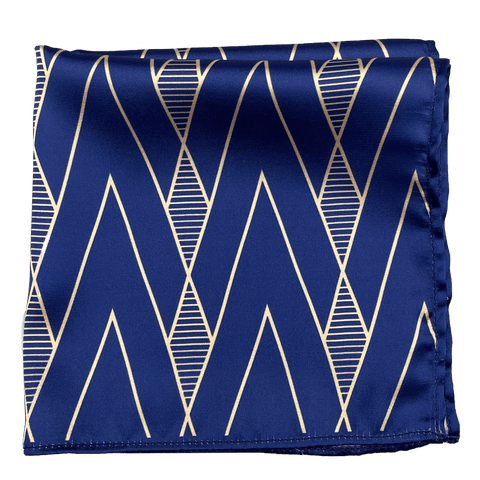 Egyptian Crypts Silk Pocket Square