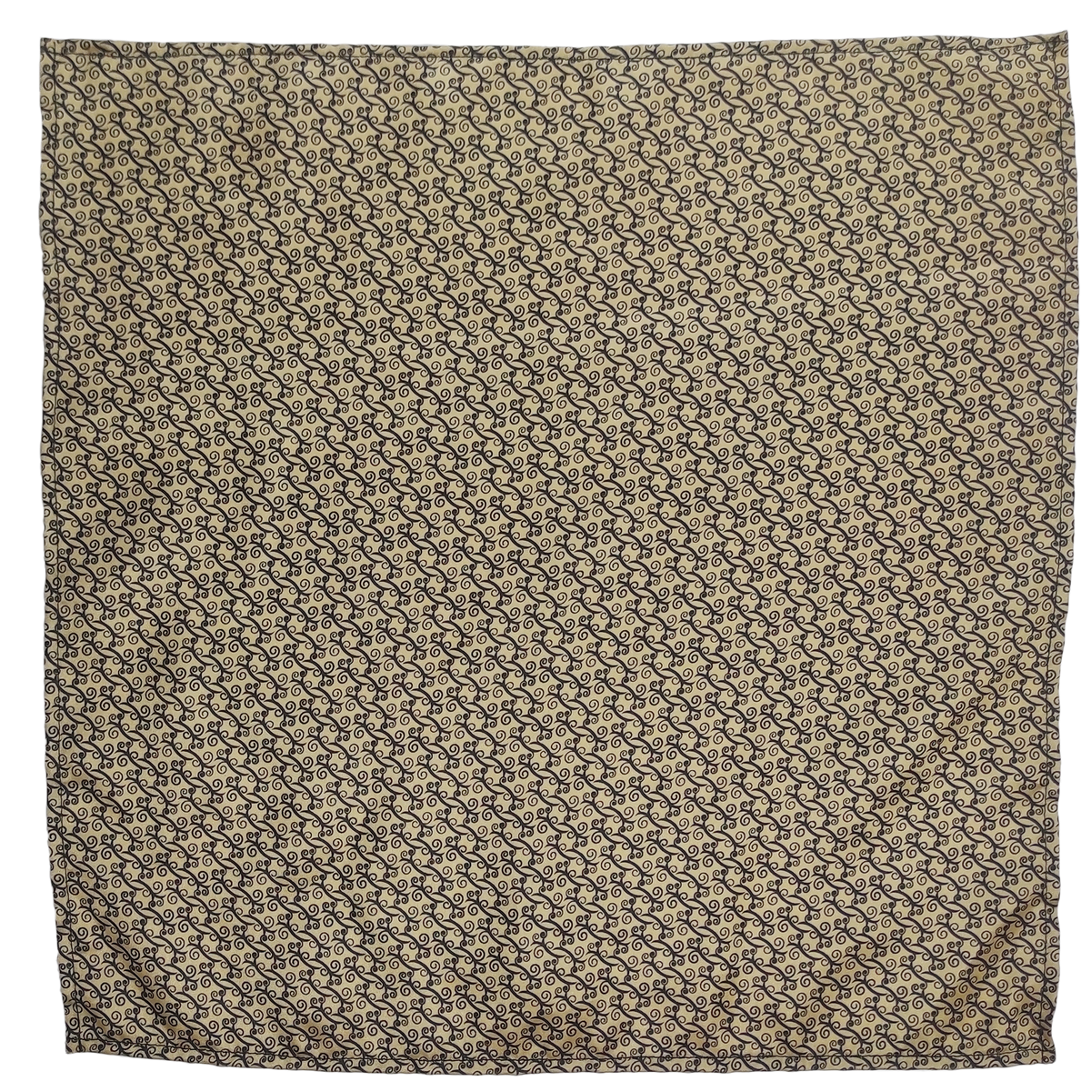 Golden Paisley Garden Pocket Square