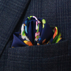 Birds Chirping Silk Pocket Square3