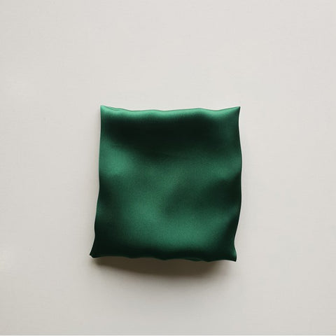 Solid Green Pocket Square