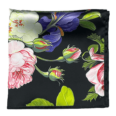 Blossomed Roses Silk Pocket Square