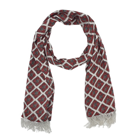 SWISS AJRAK SILK SCARF & POCKET SQUARE SET (LUXE COLLECTION)